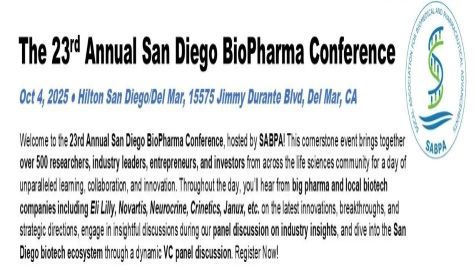 益诺思邀您相聚SABPA 2025年10月4日，美国圣地亚哥见！