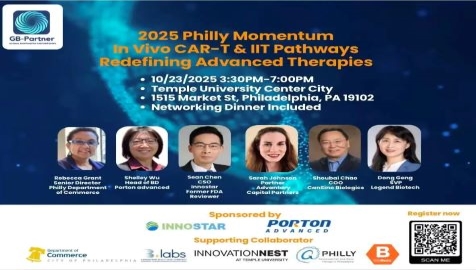 益诺思&博腾联合主办2025费城峰会 共话体内CAR-T IIT路径与中美协同